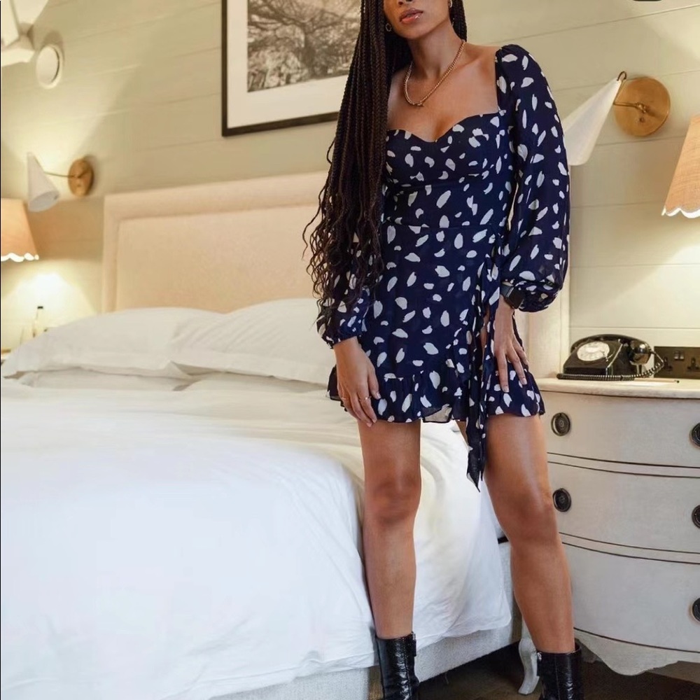 Reformation Cammi Dress in Splatter *NEW*